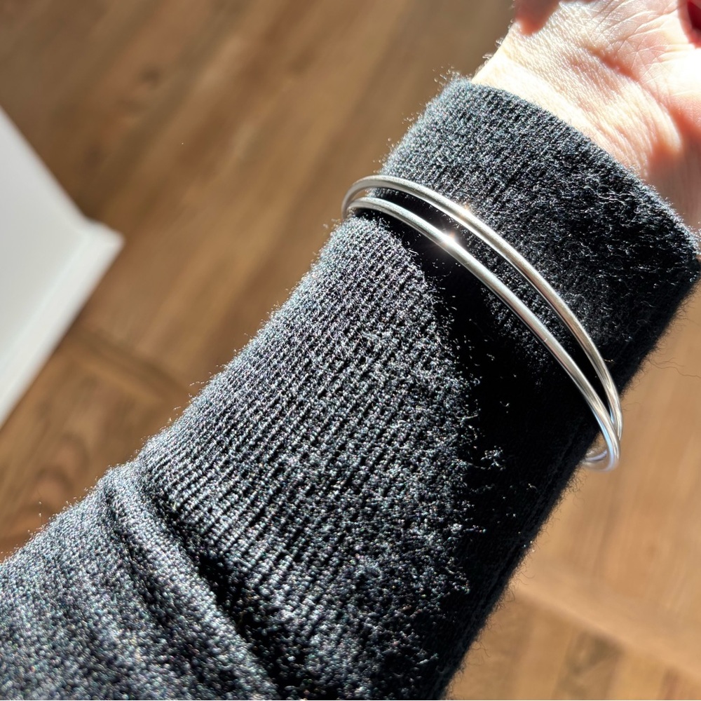 J Jill Sterling Silver bangle bracelets